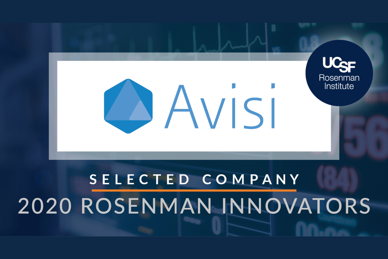 Corporate award recognition for Avisi Technologies as a selected company in the 2020 Rosenman Innovators program.